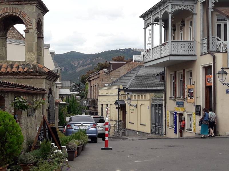 Старый город Тбилиси Живописный улочки